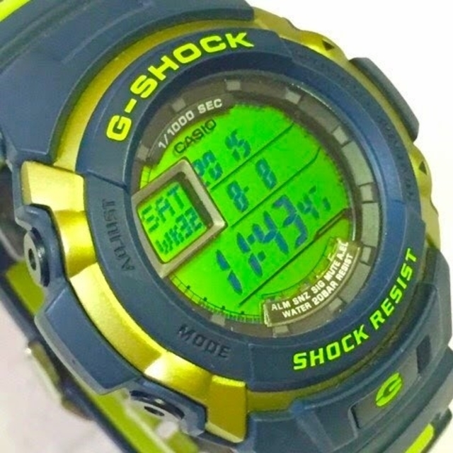 カシオ 腕時計 G-SHOCK G-7710C グリーン USED