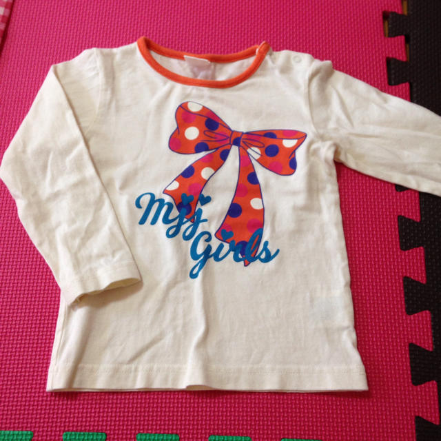 mou jon jon(ムージョンジョン)の95センチ 長袖トップス キッズ/ベビー/マタニティのキッズ服女の子用(90cm~)(Tシャツ/カットソー)の商品写真