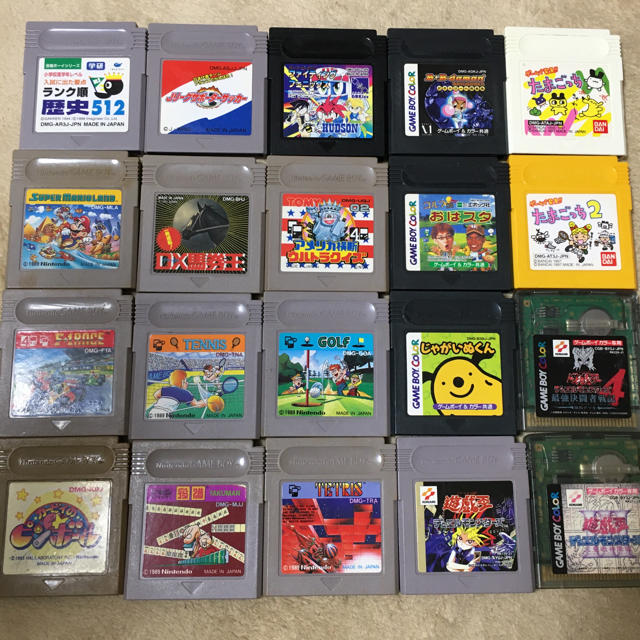 通常 1本タイプ レトロゲーム ゲームボーイ・カラー 20本セット