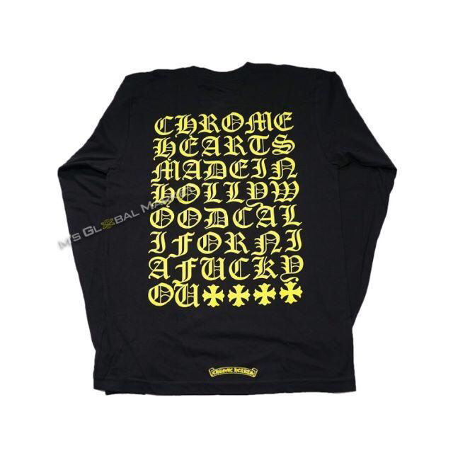 Chrome Hearts(クロムハーツ)の新品 クロムハーツ Tシャツ ネオンイエロー 長袖　Ｍ メンズのトップス(Tシャツ/カットソー(七分/長袖))の商品写真