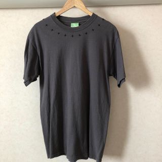 グッドイナフ(GOODENOUGH)のグッドイナフ　ビーズTシャツ　グレー　good enough(Tシャツ/カットソー(半袖/袖なし))