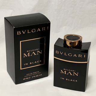 ブルガリ(BVLGARI)の【残量多】BVLGARI ブルガリ マン イン ブラック EDP 60ml 香水(香水(男性用))