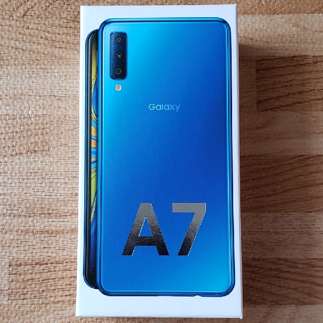 【新品未開封】Galaxy A7　Blue ブルー