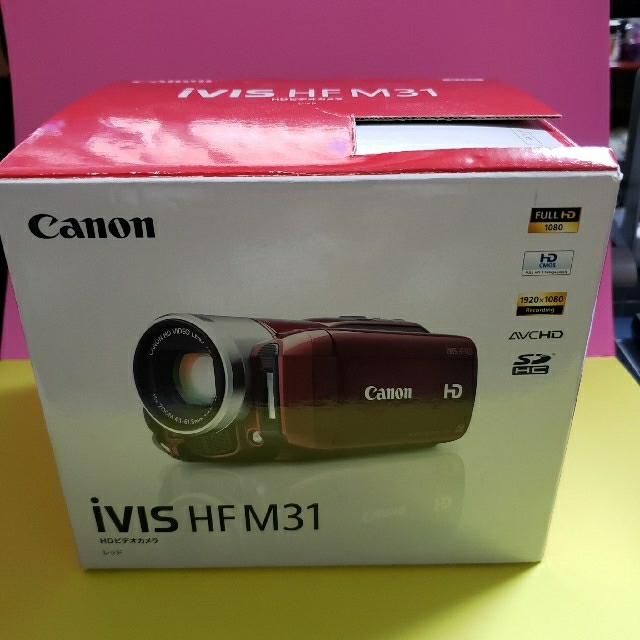 Canon HDビデオカメラ iVIS HF M31 レッド