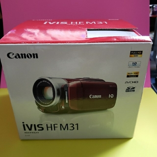 キヤノン(Canon)のCanon HDビデオカメラ iVIS HF M31 レッド(ビデオカメラ)