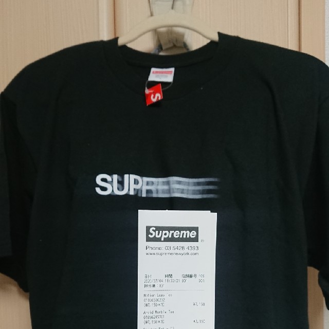 Supreme(シュプリーム)のSupreme Motion Logo tee Black L 新品 未使用 メンズのトップス(Tシャツ/カットソー(半袖/袖なし))の商品写真