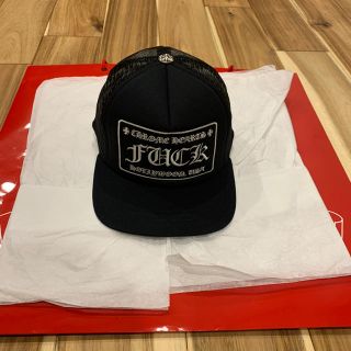 クロムハーツ(Chrome Hearts)の新品 レア クロムハーツ メッシュ キャップ FUCKロゴ ブラック(キャップ)