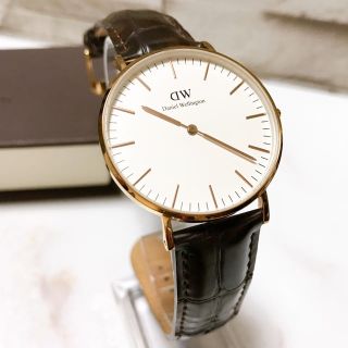 ダニエルウェリントン(Daniel Wellington)の☆ダニエルウェリントン☆美品☆電池新品交換済み☆レディース／腕時計(腕時計)