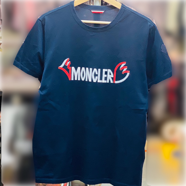 ★希少★ MONCLER Tシャツ genius Ｌ　モンクレール 完売品 赤字備考