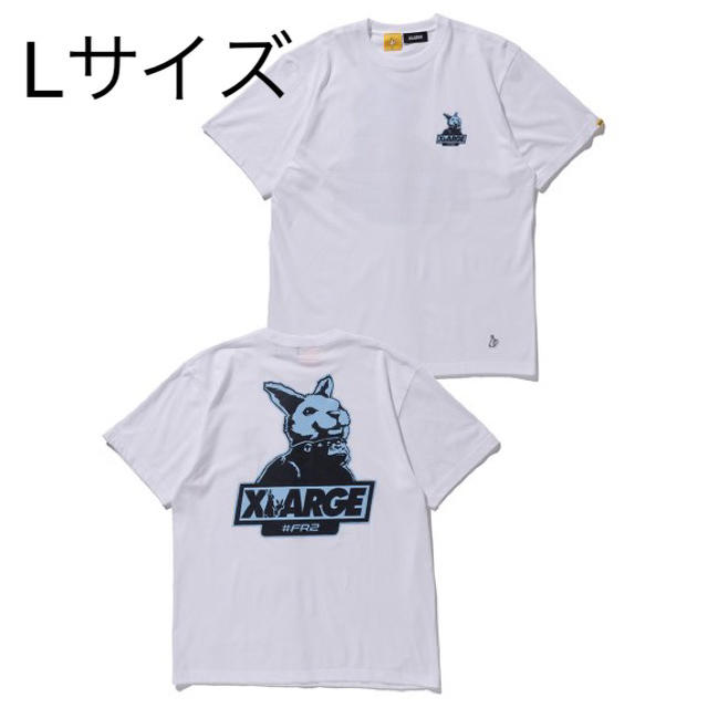 FR2 エフアールツー ウサギ ラビット 両面 ロゴ ホワイト 半袖 Tシャツ