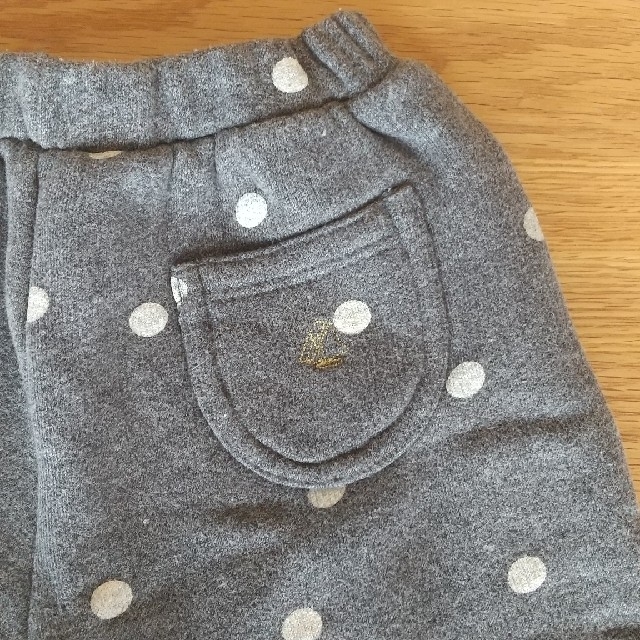 PETIT BATEAU(プチバトー)のプチバトー  パンツ  グレー  18m/81cm キッズ/ベビー/マタニティのベビー服(~85cm)(パンツ)の商品写真