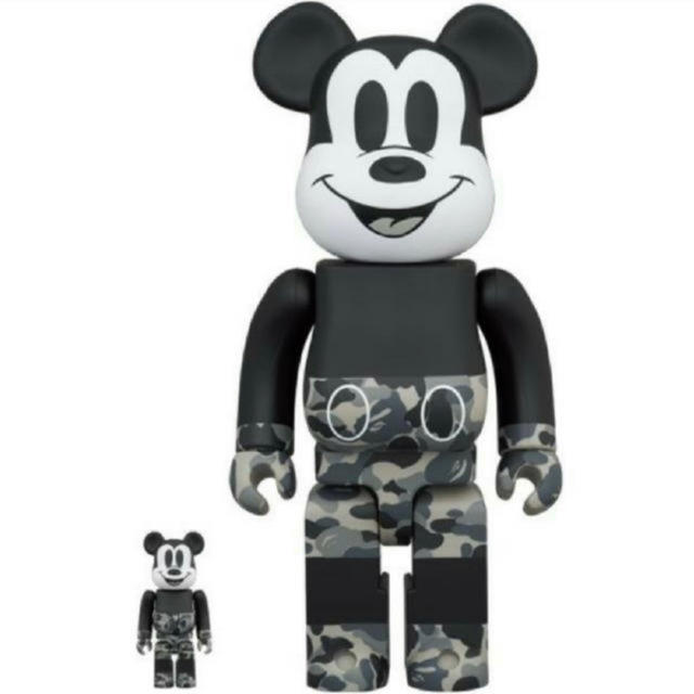 BE@RBRICK BAPE MICKEY MOUSE 100%&400%