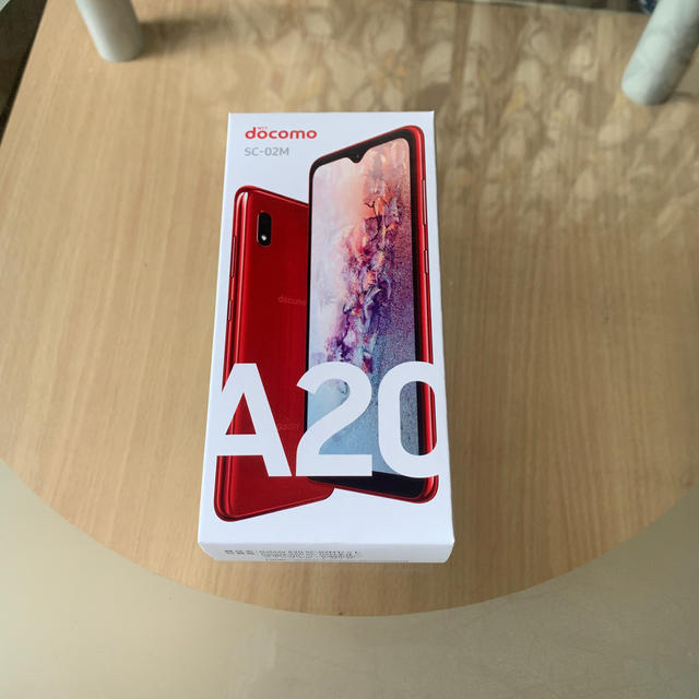 SAMSUNG Galaxy A20 SC-02M Red SIMロック解除済