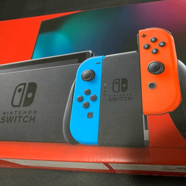 【美品】Nintendo Switch 新型 ネオン