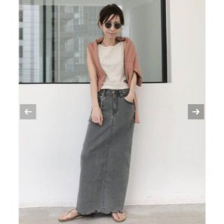 アパルトモンドゥーズィエムクラス(L'Appartement DEUXIEME CLASSE)の【GOOD GRIEF/グッドグリーフ】DENIM LONG スカート 36(ロングスカート)