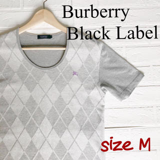 バーバリーブラックレーベル(BURBERRY BLACK LABEL)のバーバリーブラックレーベル　Tシャツ　カットソー　2（M）(Tシャツ/カットソー(半袖/袖なし))