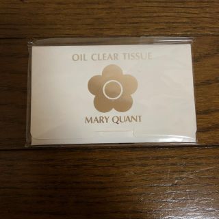 マリークワント(MARY QUANT)の未使用 MARYQUANT オイルクリアティッシュ(あぶらとり紙)