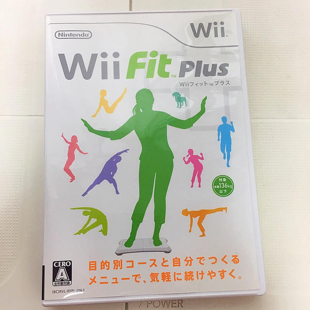 Wii(ウィー)の任天堂＊Ｗii バランスボード＆Wii Fit plus  エンタメ/ホビーのゲームソフト/ゲーム機本体(家庭用ゲームソフト)の商品写真