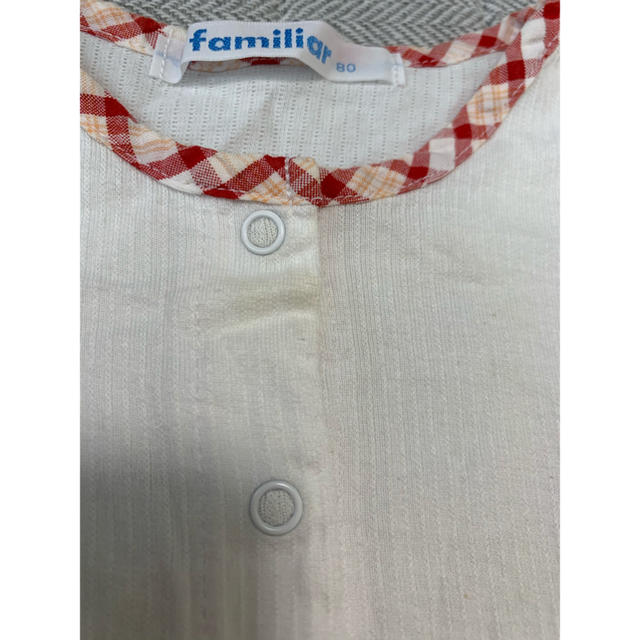 familiar(ファミリア)のfamiliar ロンパース キッズ/ベビー/マタニティのベビー服(~85cm)(ロンパース)の商品写真