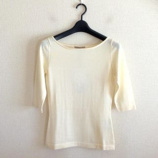 プロポーションボディドレッシング(PROPORTION BODY DRESSING)のプロポーション♡バニラ色のニットソー(ニット/セーター)