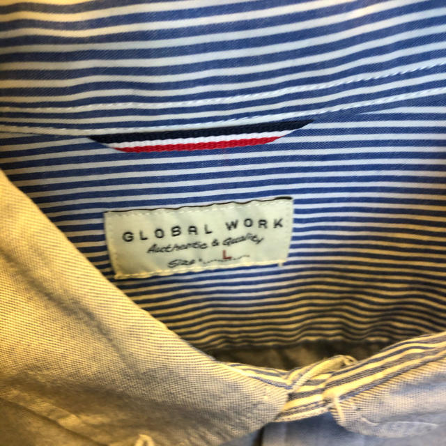 GLOBAL WORK(グローバルワーク)のグローバルワーク　七分丈シャツ メンズのトップス(シャツ)の商品写真