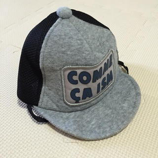 コムサイズム(COMME CA ISM)のベビーキャップ 46センチ(帽子)