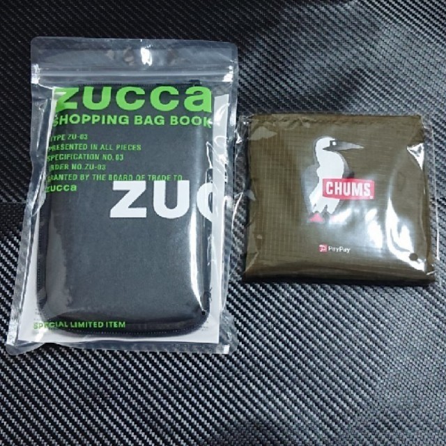 ZUCCa(ズッカ)のCHUMS + zucca ファミマ限定 エコバック エンタメ/ホビーの本(ファッション/美容)の商品写真