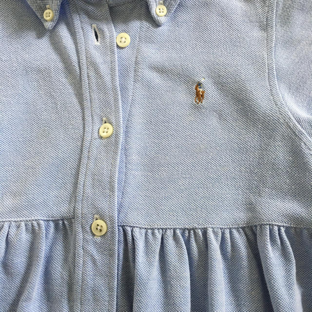 POLO RALPH LAUREN(ポロラルフローレン)のラルフローレン ワンピース 120 ブルー キッズ/ベビー/マタニティのキッズ服女の子用(90cm~)(ワンピース)の商品写真