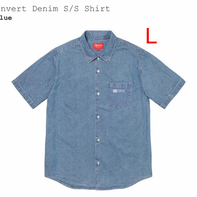 supreme invert denim s/s shirt