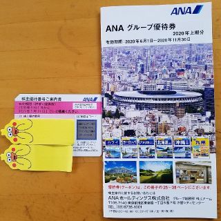 エーエヌエー(ゼンニッポンクウユ)(ANA(全日本空輸))のふう様専用　ANA(全日空)　株主優待券　1枚(その他)