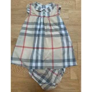 バーバリー(BURBERRY)のバーバリーワンピース　ブルマ付　18m86㎝(ワンピース)