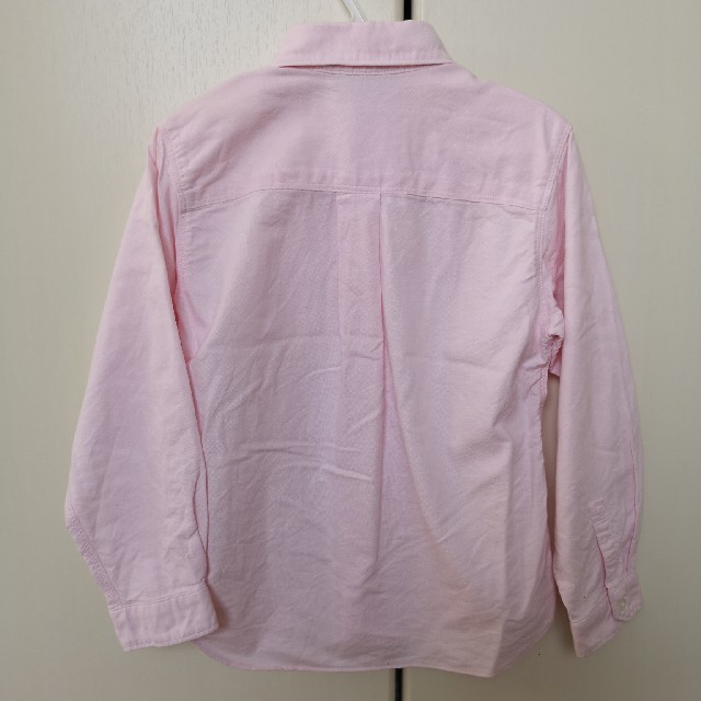 COMME CA ISM(コムサイズム)のピンクシャツ　110cm キッズ/ベビー/マタニティのキッズ服男の子用(90cm~)(ブラウス)の商品写真