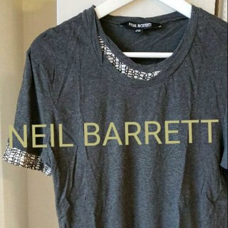 ニールバレット(NEIL BARRETT)のNEIL BARRETT  Tシャツ sizeS グレー イタリア製(Tシャツ/カットソー(半袖/袖なし))