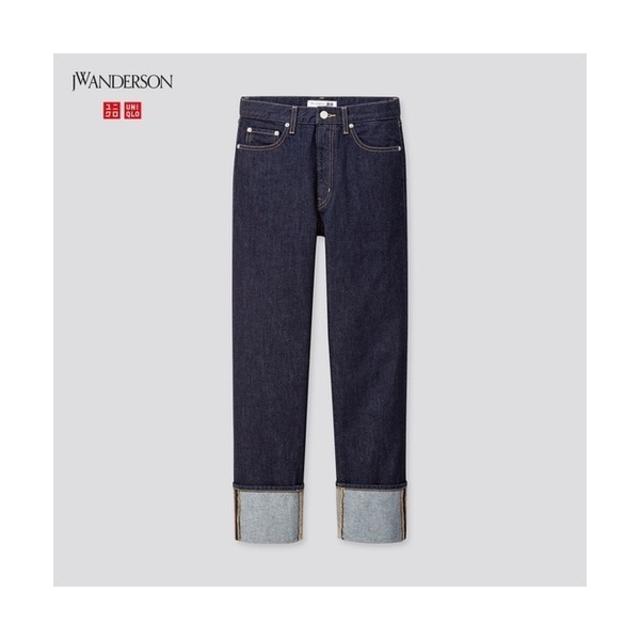 UNIQLO - ユニクロ ハイライズスリムフィットストレートジーンズ