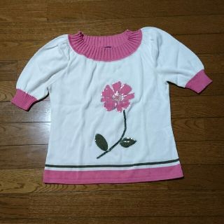 エムズグレイシー(M'S GRACY)の専用　エムズグレイシー  お花サマーニット 40(ニット/セーター)