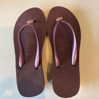 ハワイアナス(havaianas)の☆f mさま専用☆ハワイアナス　ヒールビーチサンダル(ビーチサンダル)