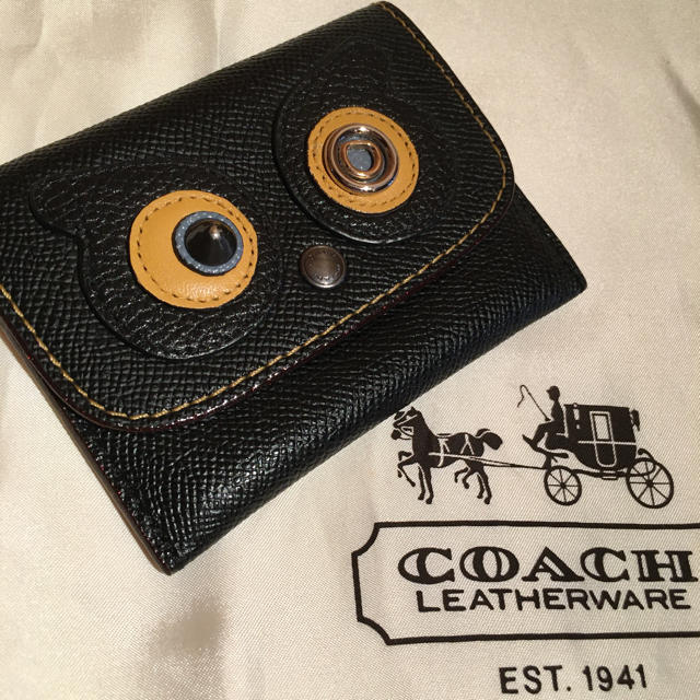 新品、未使用品❗️COACH カードケース　ふくろう