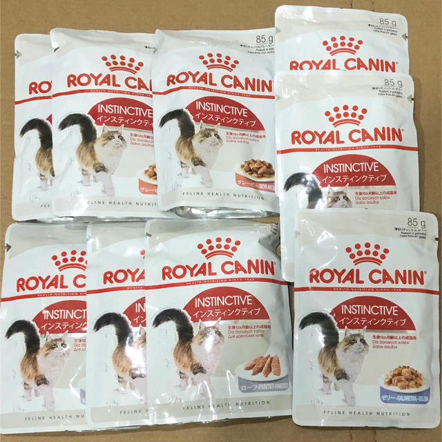 ROYAL CANIN(ロイヤルカナン)のロイヤルカナン 成猫用ウェットフード3種9袋 グレービー＆ゼリー＆ローフ その他のペット用品(ペットフード)の商品写真