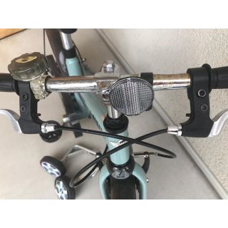 Rover - 中古⭐︎MINIキッズ自転車14インチ アイスブルー 補助輪付き