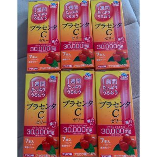 アースセイヤク(アース製薬)の1週間たっぷりうるおうプラセンタCゼリーアセロラ味　アース製薬　７本入✖️6箱(その他)