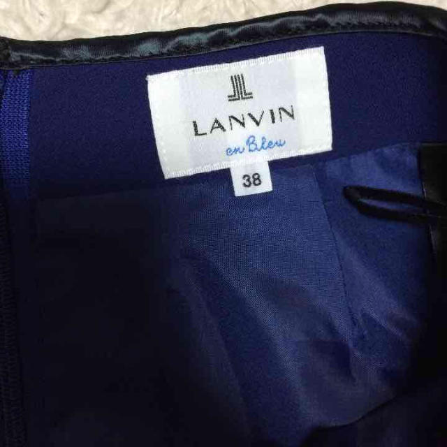 LANVIN en Bleu(ランバンオンブルー)のランバンオンブルー りぼんスカート レディースのスカート(ミニスカート)の商品写真