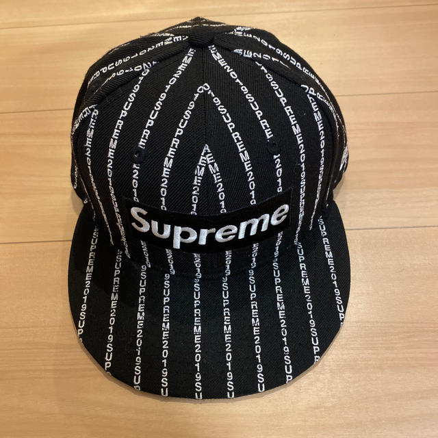 帽子71/2 supreme newera stripe