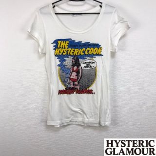 ヒステリックグラマー(HYSTERIC GLAMOUR)の美品 ヒステリックグラマー 半袖Tシャツ レディース ホワイト フリーサイズ(Tシャツ(半袖/袖なし))