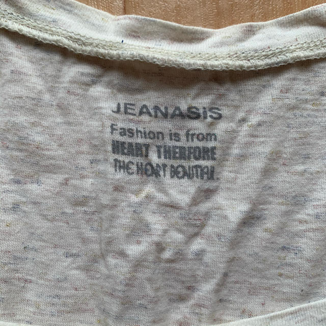 JEANASIS(ジーナシス)のジーナシス　 JEANASIS  Tシャツ レディースのトップス(Tシャツ(半袖/袖なし))の商品写真