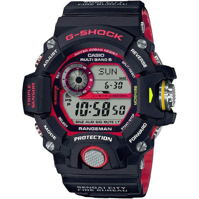 2022人気特価 タグ付新品未使用 即日発送可能 - G-SHOCK G-SHOCK 緊急消防援助隊 RANGEMAN 腕時計(デジタル)