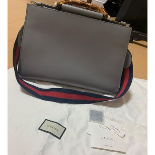 グッチ(Gucci)のGUCCI ニムフェア バンブー 2wayトートバッグ(ショルダーバッグ)