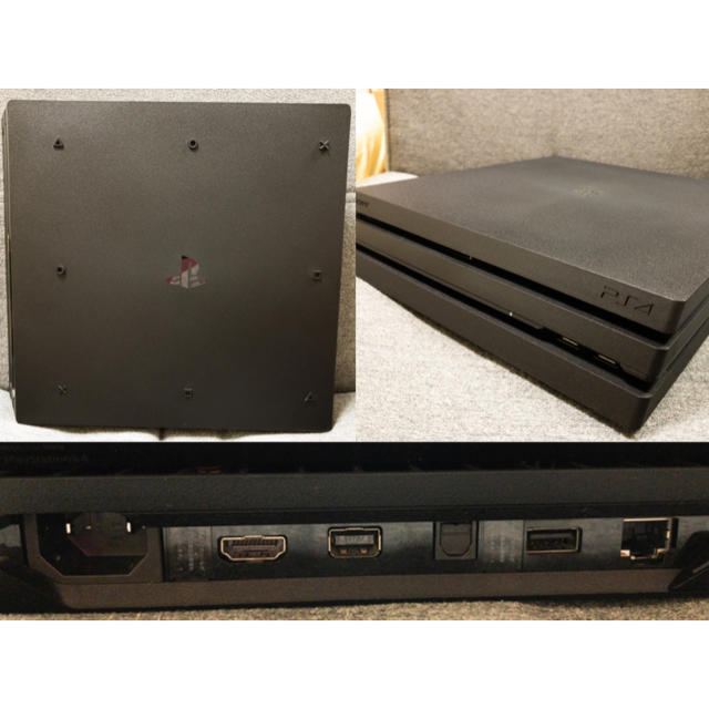 PlayStation4(プレイステーション4)のSONY PlayStation4 Pro 本体  CUH-7000BB01 エンタメ/ホビーのゲームソフト/ゲーム機本体(家庭用ゲーム機本体)の商品写真