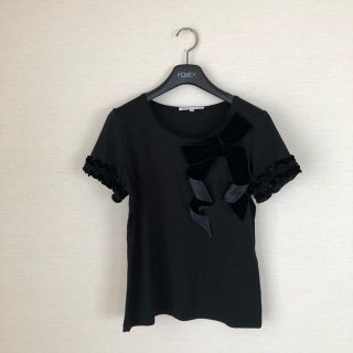 ハナエモリ(HANAE MORI)のモリハナエ　アルマアンローズ　ALMA EN ROSE Tシャツ  リボン(Tシャツ(半袖/袖なし))