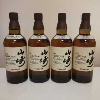 サントリー(サントリー)のサントリー 山崎 シングルモルト NV 700ml × 4本(ウイスキー)