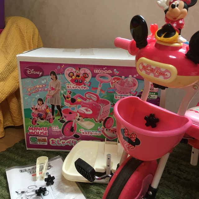 おしゃべりカーゴtrike ミニー 三輪車